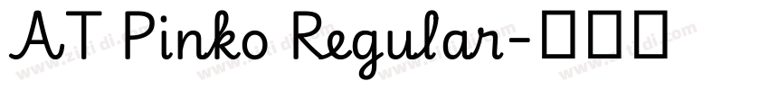 AT Pinko Regular字体转换